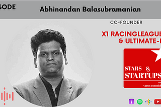 EP18: Building a sports league in India, first with Futsal & now in racing {Abhinandan…