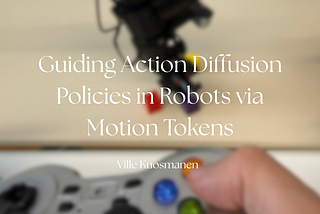 Guiding Action Diffusion Policies in Robots via Motion Tokens