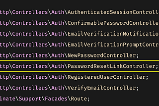 Laravel routes controller action declaration