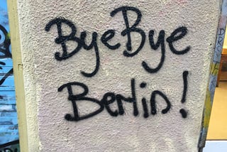 Goodbye sex, Goodbye art, Goodbye Berlin