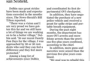 Chief Dolbin Lauded for Transformative Impact in Timberlake