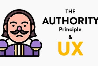 Authority principle and UX