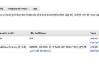 How to use one AWS loadbalancer for multiple services