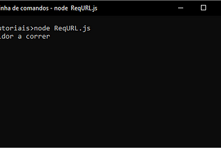 Requisição URL Node.js