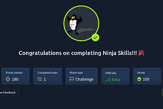 THM-Ninja Skills-Writeup