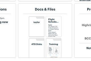 New in Basecamp: Improved Schedule Cards