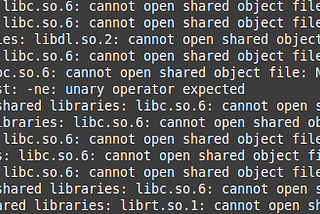 How to fix “egrep: error while loading shared libraries:”