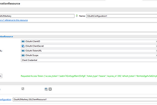 Using Oauth 2.0 in BusinessWorks and BusinessWorks Container Edition