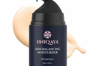 Uniqaya Skin Balancing Moisturizer | Hyaluronic Acid Moisturizer with Peach Extract