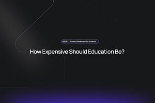 Pody Network | How Expensive Should Education Be?