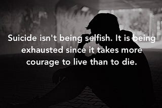 Suicide Is Not Selfish: Hopelessness and Suicidal Ideation