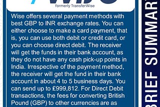 Get the Best GBP to INR Exchange Rates with Wise — Your Trusted Global Money Transfer Provider!
