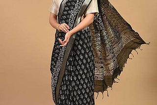 Get Online Handloom Beautiful Zari Linen Saree