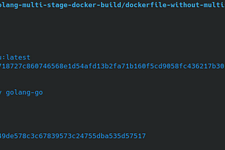 Multi-Stage Docker Build