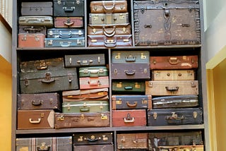 Suitcase stacked picture from some where in Doylestown