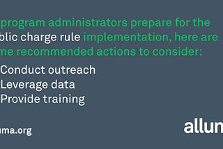 Preparing for Public Charge Rule Implementation: A Guide for State and Local Administrators
