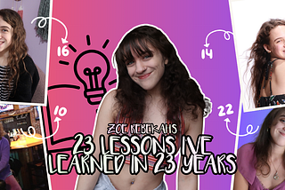 23 Lessons I’ve Learned in 23 Years