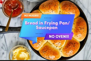 Bread In A Saucepan / No Oven / No Mixer/No Egg /Homemade Recipes