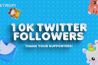 We have reached 10k Twitter Followers!