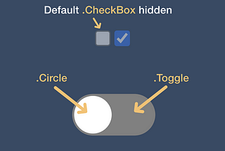 How to create a toggle in React using css