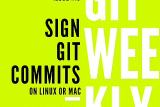 Sign Git Commits