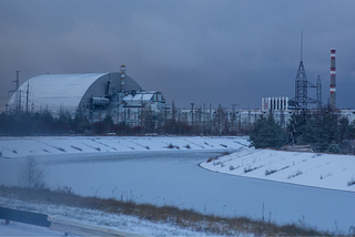 The Chernobyl nuclear complex in Pripyat, Ukraine.