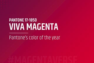 Pantone's Viva Magenta - Colour of the year 2023

No matter what we do in terms of design, colour…