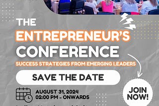 Get Ready for The Entrepreneurs Conference!