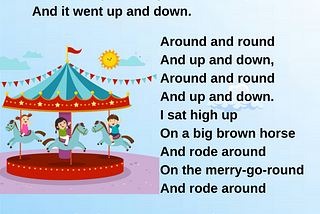 Merry-Go-Round- CBSE English Poem for Class 1