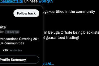 beluga offsite Secured Transaction Details