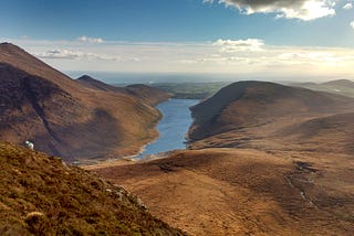 The Mourne Mountains.