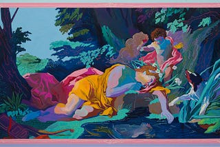 Narcissus Painting, Andy Dixon