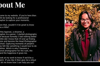 Photography Portfolio Copywriting