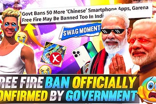 Free Fire Ban In India With 54 Apps !!