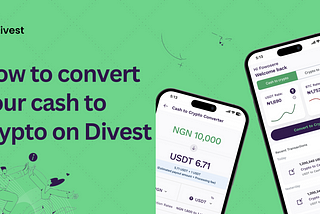 How To Convert your Cash to Crypto on Divest