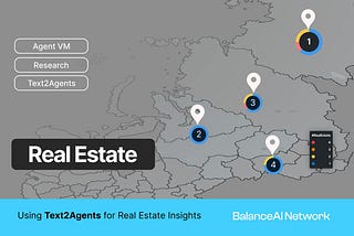Using Text2Agents for Real Estate Insights