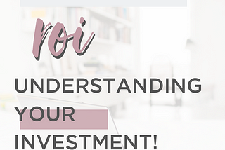 Social Media ROI, understanding your investment!