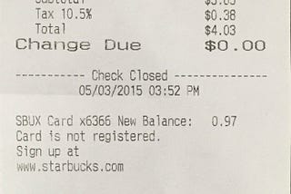 Hoy compré un café en Starbucks pagando con Bitcoin