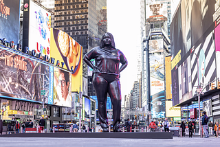 Contemporary Auras & That Figure in Times Square