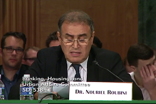 My own translation of Nouriel Roubini testimony for the Hearing of the US Senate Committee on…