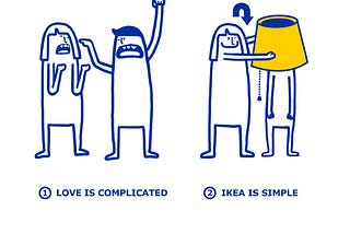 Love is complicated, IKEA is simple.