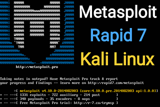 The Easy Way to Install Metasploit Rapid 7 on Kali Linux