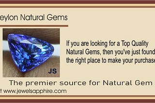 Ceylon Natural Gemstone