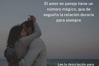 La fórmula magia de la pareja