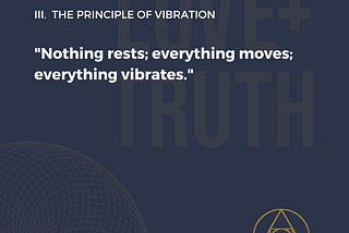 THE PRINCIPLE OF VIBRATION