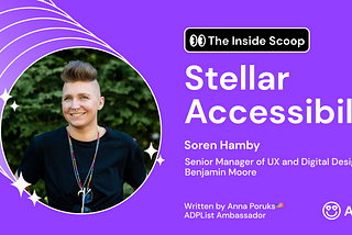 The Inside Scoop — Stellar Accessibility