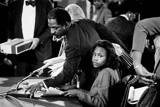 Anita Hill during her testimony in front of the Senate Judiciary Committee in 1991.Credit…Paul Hosefros/The New York Times