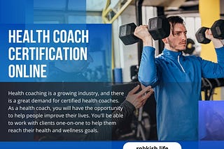 Health coach certification