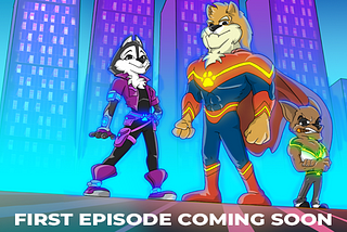 Fantastically Talented Writing Team brings our SuperDoge Crypto Superhero to life