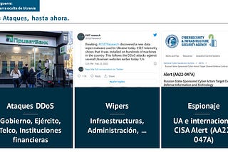 Ukraine Cyberwarfare: Main Threat Actors and attacks.